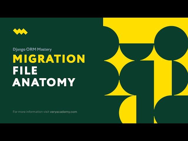 Django Migration File Anatomy | Django Migrations | Shaping Database Schemas