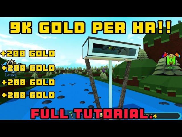 AFK gold farm FULL TUTORIAL!!! Build a boat for treasure RB