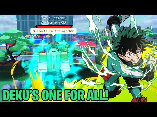 WHY DEKU'S ONE FOR ALL EXCELS IN EVERYTHING! | Boku No Roblox