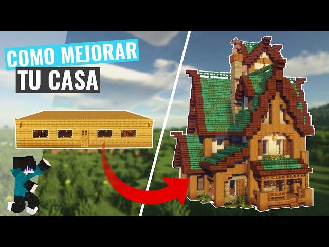 ¡Cómo MEJORAR tu CASA en Minecraft! / GUÍA COMPLETA #minecrafter #minecrafttutorial #minecrafthouse