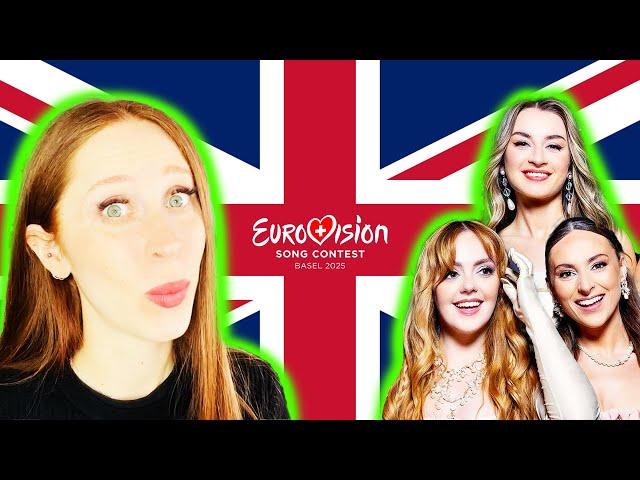 LET'S REACT TO THE UK'S SONG FOR EUROVISION 2025 // REMEMBER MONDAY "WHAT THE HELL JUST HAPPENED?"