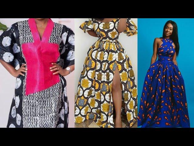 STYLISH DESIGNS OF AFRICAN FASHIONABLE GOWNS AND BUNU DESIGNS FOR LADIES