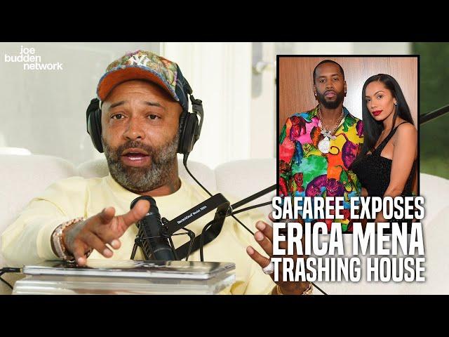 Safaree Exposes Erica Mena Trashing House in Front of Kids