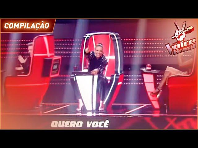 ALL The CHAIR TURNS in the Blind Auditions Of The Voice Brazil 2019