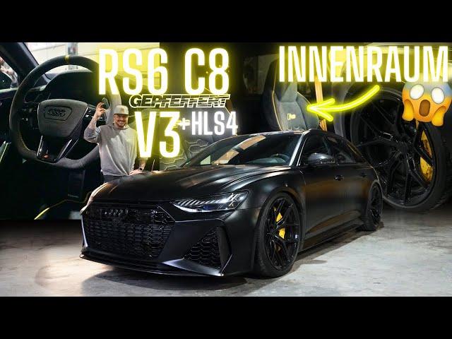 RS6 C8 interior better than Audi Exclusiv?! peppered V3 with HLS4 drop kit