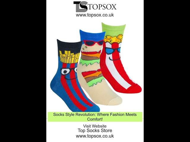 Boys #Funny #Novelty Design #Cartoon #Socks Navy - - BY Topsox.co.uk #boysclothing #fashion #cool
