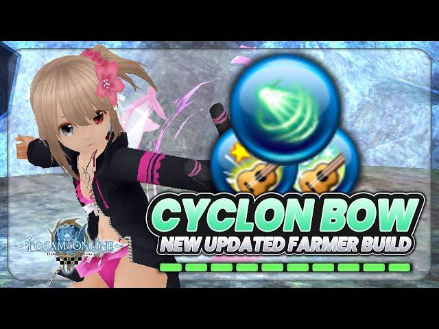 NEW UPDATED Cyclon Bow Farming LUK Build Lv 290 (Natural MP Regen) - Toram Online