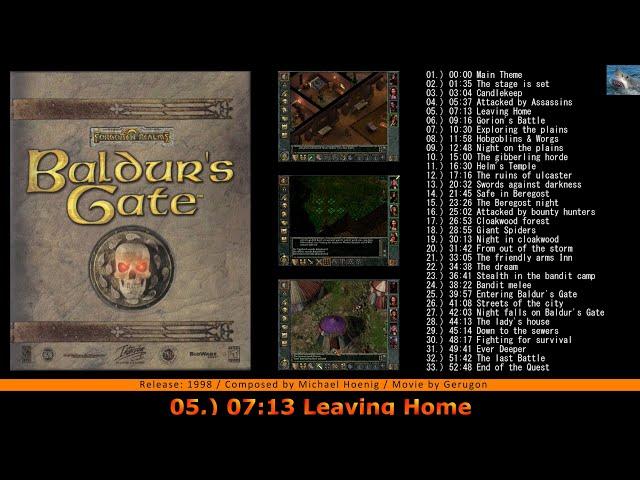 BALDURS GATE 1 OST [Full] Game Soundtrack