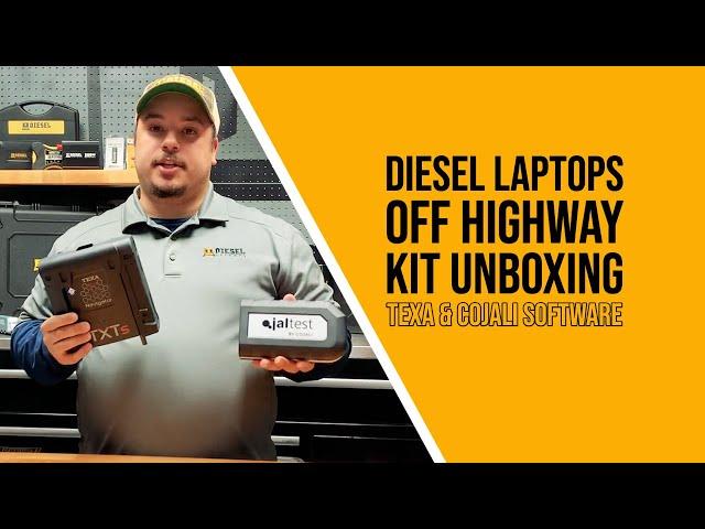 Diesel Laptops Off Highway Kit Unboxing | TEXA & Cojali Software Options