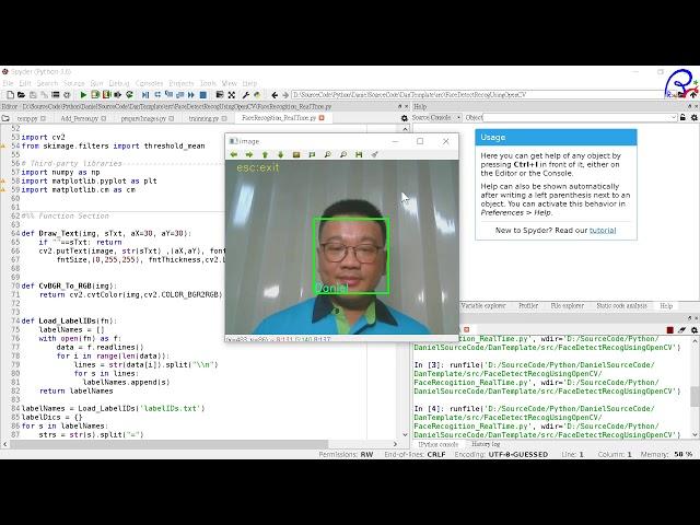 Python Real-Time Face Recognition