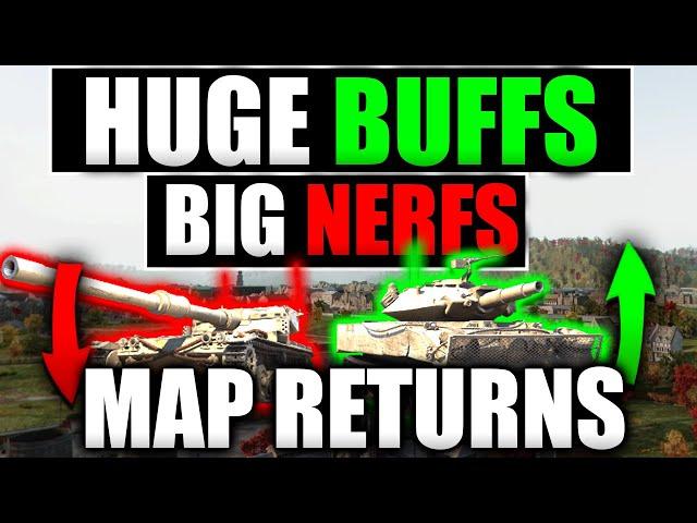 NERF NOT NEEDED + HUGE BUFFS! World of Tanks Console NEWS