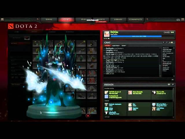 Terrorblade Arcana With Creator's Light Prismatic Gem