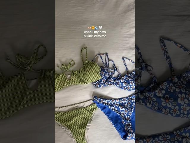 Bikini unboxing!!  #bikinihaul #swimwearhaul #summerhaul #dippindaisys