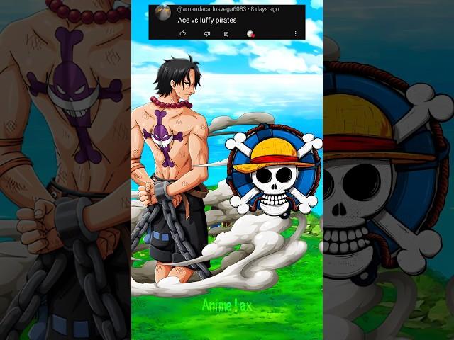 Ace vs straw hat pirates #onepiece #shorts