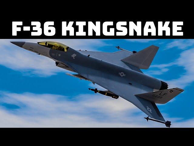 F-36 Kingsnake the return of the F16XL?    #avgeek #blender3d  #f36 #king #snake