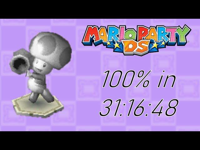 [World Record] Mario Party DS 100% (31:16:48)