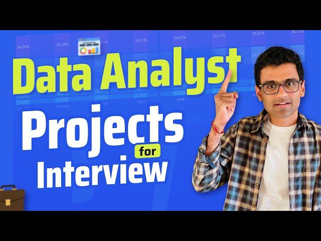 Data Analyst Projects for Interview | Guided and Unguided Projects [6 Solid Projects]