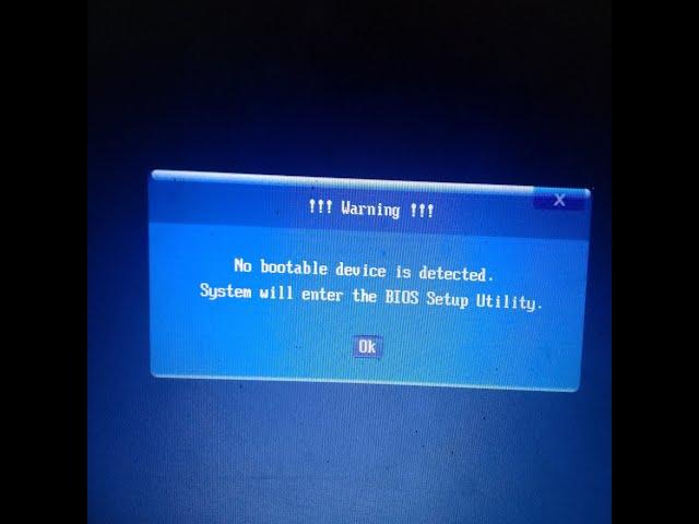 Cara Mengatasi No Bootable Device Is Detected System Will Enter The Bios Setup Utility Pada Laptop