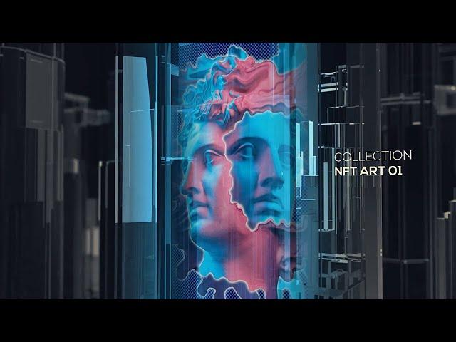 NFT Digital Virtual Art Gallery - After Effects Template