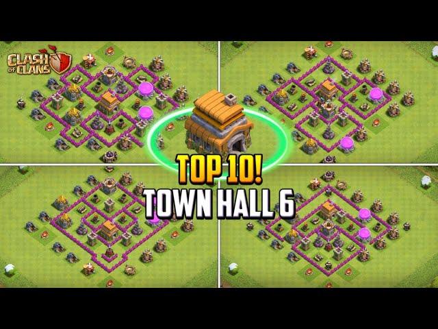 TOP 10! Best Town Hall 6 (TH6) Anti 3 Stars Base Layout + Copy Link 2024 | Clash of Clans