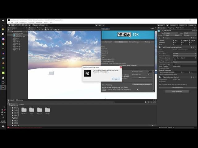 How to fix VRChat World Not Uploading [Compiler Errors]