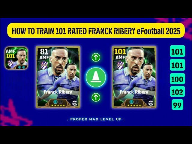 How To Train Epic Franck Ribery eFootball™2025 Mobile, Daily Games Epic Ribery Max Level Playstyle