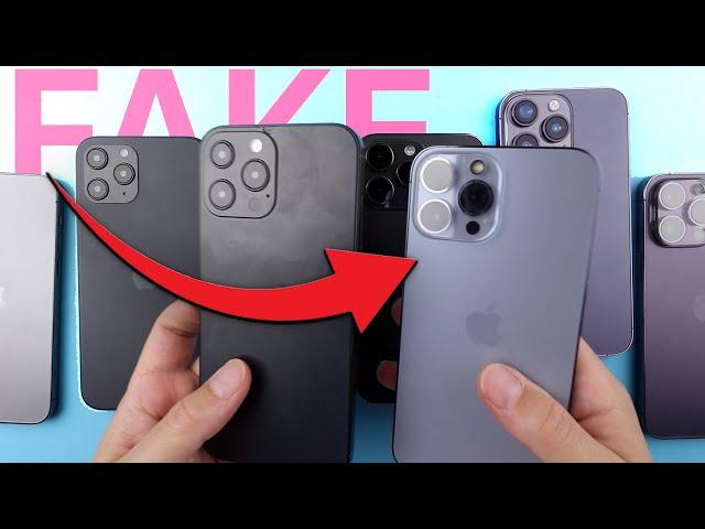 Fake VS Real: Every iPhone!