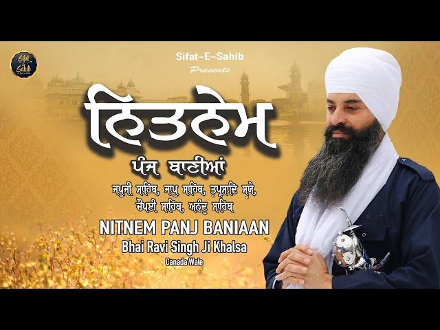 Nitnem I Bhai Ravi Singh Ji Khalsa Canada wale I Fast 53 Mins I Morning Prayer I 2021