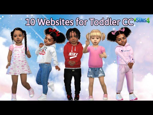 10 WEBSITES FOR TODDLER CUSTOM CONTENT |The Sims 4 2021