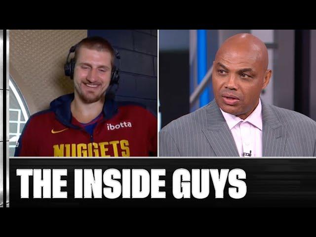 Jokić & Chuck Have a Priceless Moment After Denver's Game 7 Win  | NBA on TNT