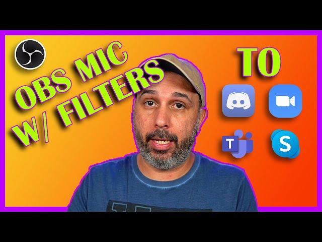 How to use your microphone from OBS studio to discord, Zoom, Microsoft Teams or Skype!!!