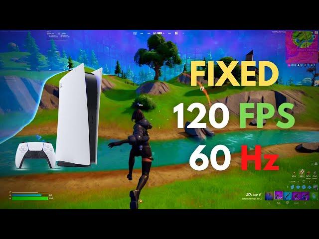 How to get 120 FPS on PS5 with 60 Hz and above | The only two methods I know