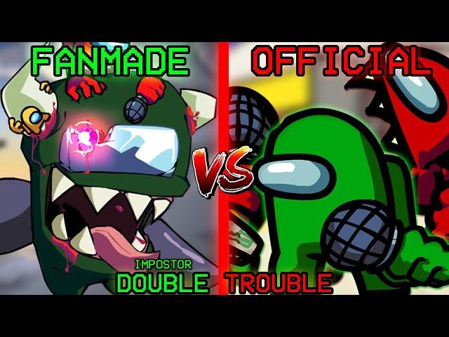 FNF': Vs Impostor V5 - Double Trouble (Official Vs Fanmade) (fanmade restored vs impostor trouble)