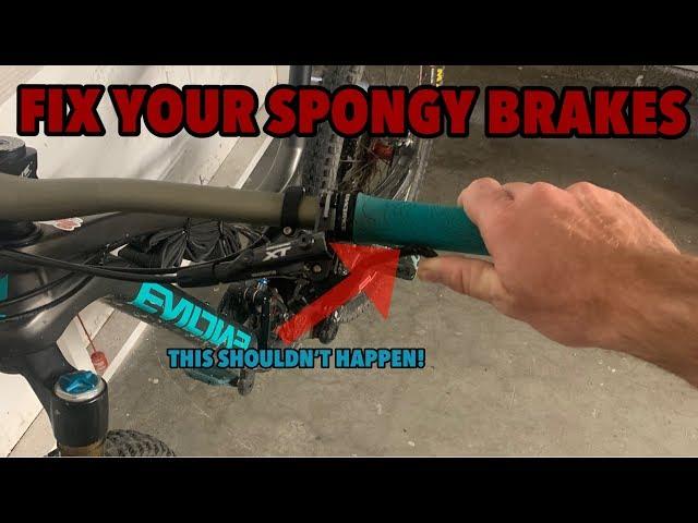 Mountain Bike Maintenance: How to fix spongy disc brakes