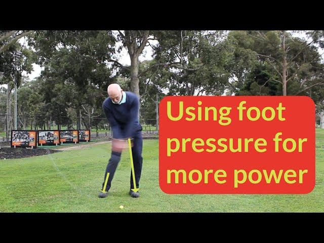 Foot pressure and your swing