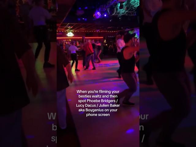 Oh to waltz with #Boygenius [: TikTok / dearmatt] #PhoebeBridgers #LucyDacus #JulienBaker