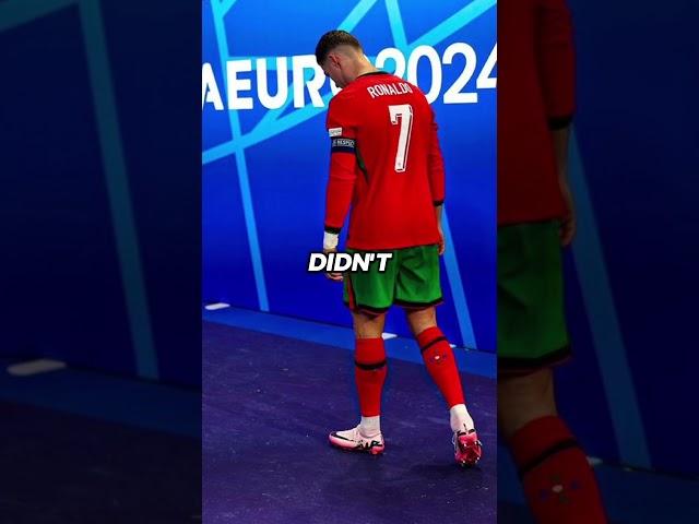 CRISTIANO RONALDO WAS ELIMINATED FROM EURO 2024 