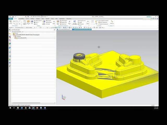 Master Modeling Technique in NX Manufacturing