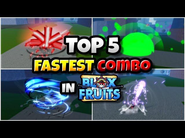 Top 5 The Fastest Combos in Blox Fruits update 21