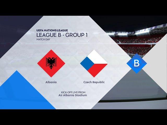 Albania vs Czech Republic | Air Albania Stadium | 2024-25 UEFA Nations League | PES 2021