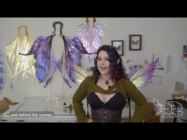 Fancy Fairy Painted Iridescent Wings Tutorial