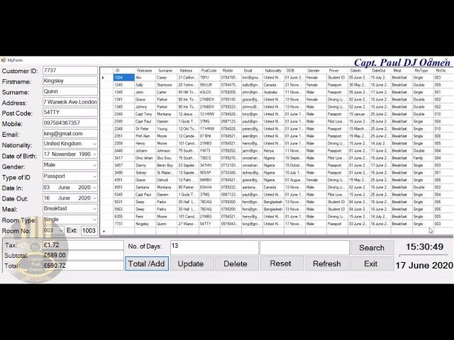 How to Create Hotel Management System with MySQL Database Connection in Visual C++ - Full Tutorial