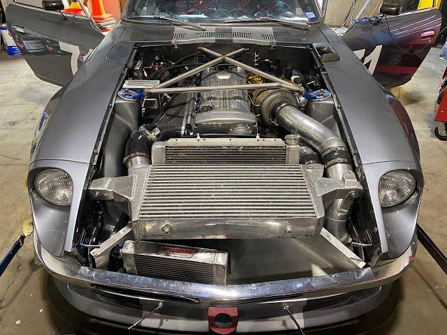 Datsun 240Z with RB26 on the Dyno