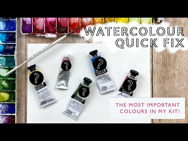 The Most Important Watercolour Colours in my Kit