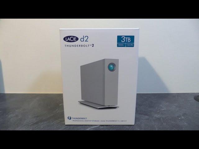 LaCie d2 Thunderbolt2 - Unboxing & first look