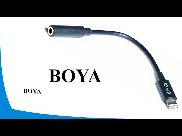 Boya BY-K3. Подключаем внешний микрофон к Айфону, но есть нюансы.