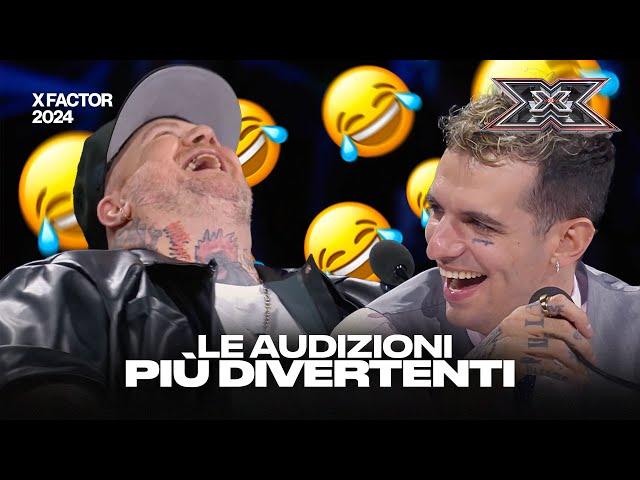 È l'ora delle AUDIZIONI più DIVERTENTI di X FACTOR 2024 (Compilation)