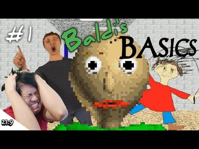 GAME HORROR BUAT MUAL!! Baldi Basics Part 1 [SUB INDO] ~1+1= 11!!