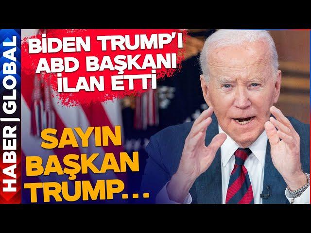 Biden Trump'ı ABD Başkanı ilan Etti! Sayın Başkan Trump...