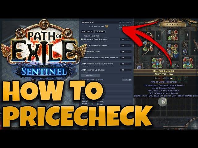 [POE 3.18] How To Pricecheck Your Items In Path Of Exile - How Much Is This Item Worth?